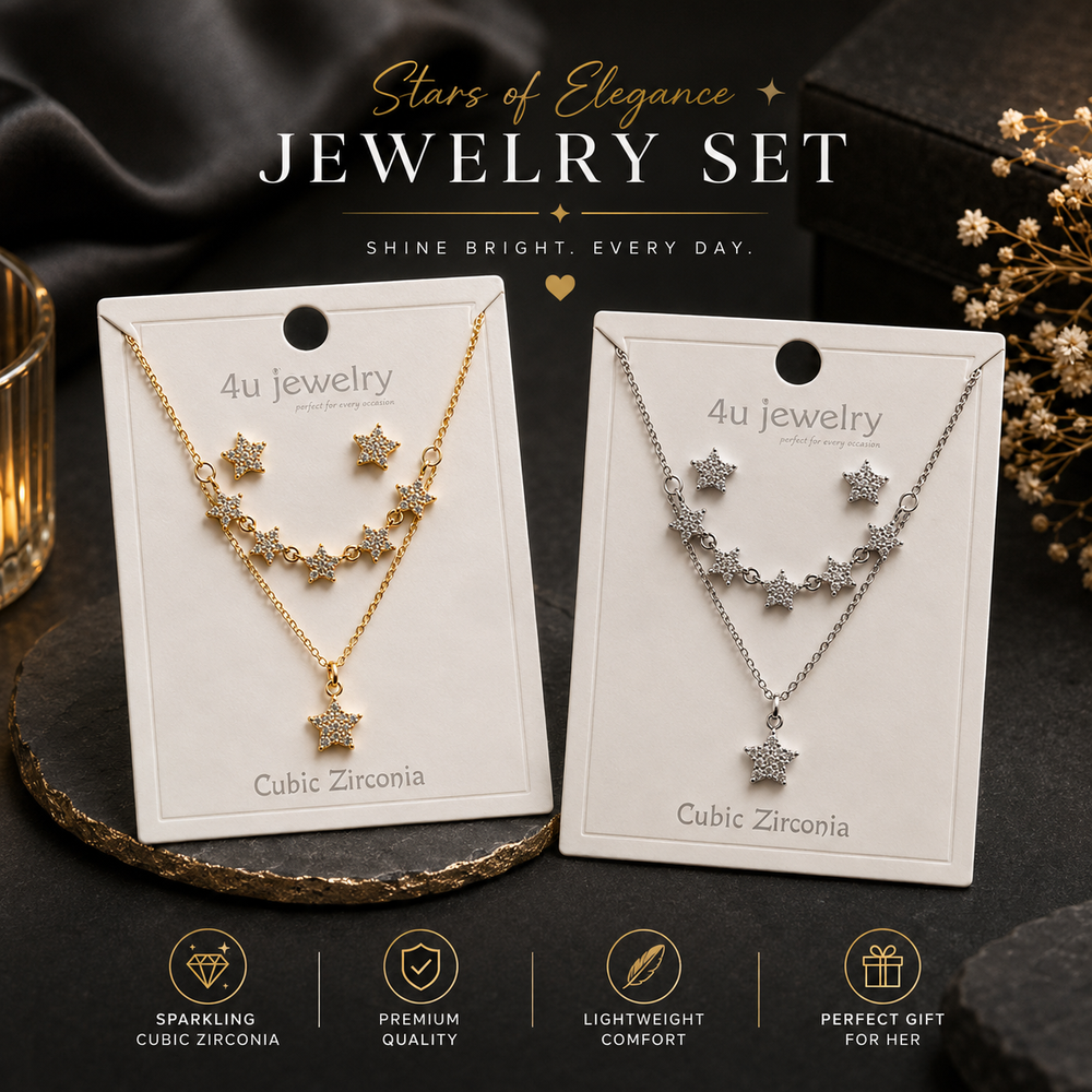 Celestial Star Layered Jewelry Set