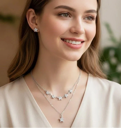 Celestial Star Layered Jewelry Set
