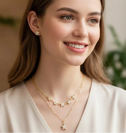 Celestial Star Layered Jewelry Set